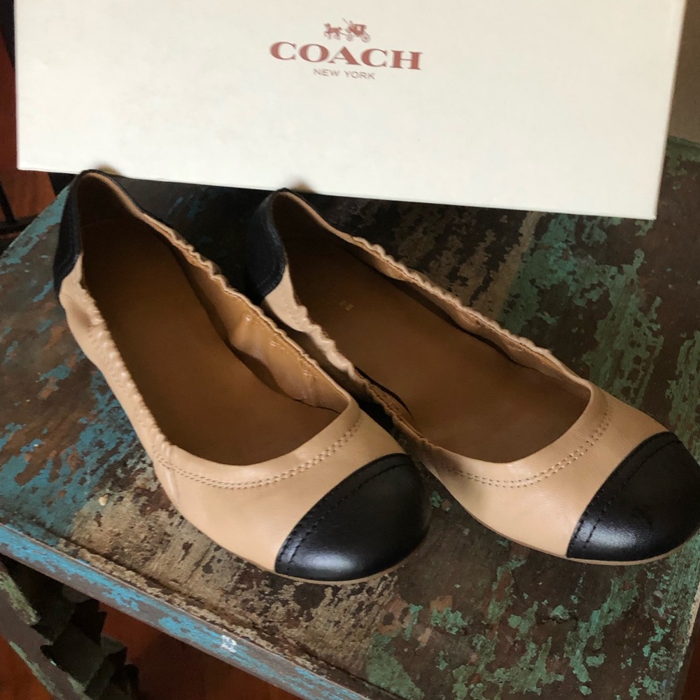 Authentic Coach Two Tone Flats